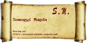 Somogyi Magda névjegykártya